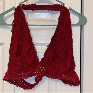 Forever 21 burgundy bralette